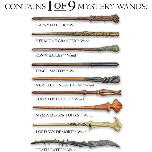 Harry Potter - Mystery Box Wands 9pc CDU Series 1