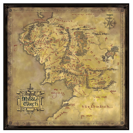 Lord of the Rings - Middle Earth Map 1000pc Jigsaw