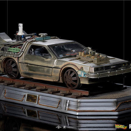 Back to the Future Part III 1/10 Art Scale Figure Delorean III