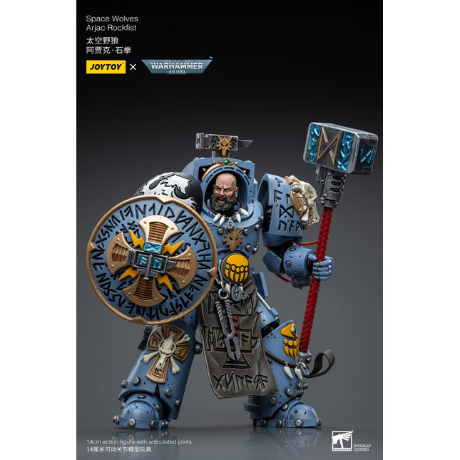 Warhammer 40K 1/18 Scale Space Wolves Arjac Rockfist