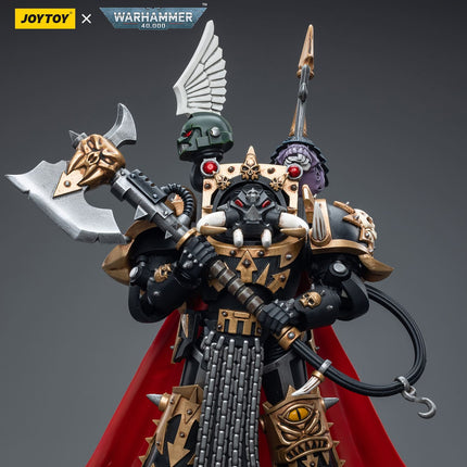 Warhammer 40K 1/18 Scale Chaos Space Marines Black Legion Chaos Lord in Terminator Armour