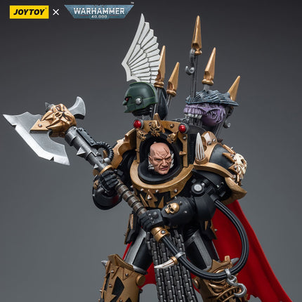 Warhammer 40K 1/18 Scale Chaos Space Marines Black Legion Chaos Lord in Terminator Armour