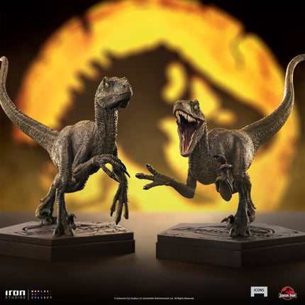 Jurassic Park - Velociraptor B Icons Figure