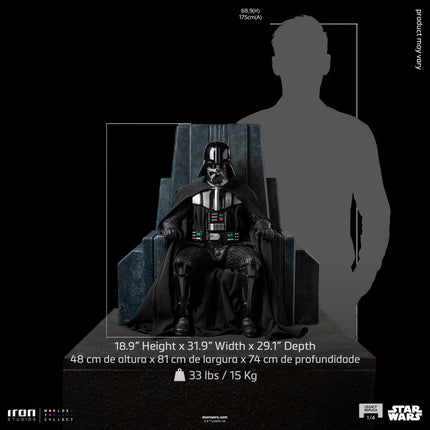Star Wars - 1/4 Legacy Replica Scale Figure DARTH VADER ON THRONE
