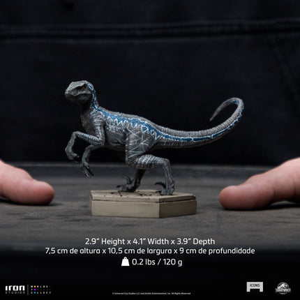 Jurassic World: Velociraptor B Blue Icons Figure