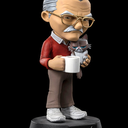 Stan Lee with Grumpy POW! MiniCo Figure