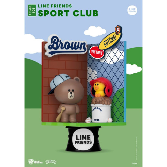 Beast Kingdom - DS-104 Line Friends-Sport Club Close Box