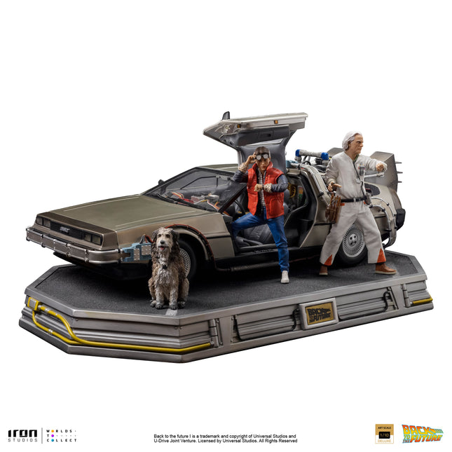 Back to the Future 1/10 Scale Deluxe Figure DELOREAN FULL SET